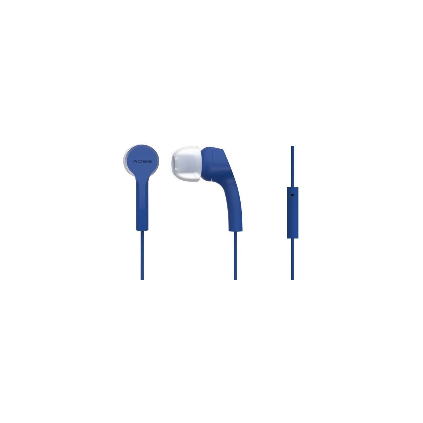 Koss | Headphones | KEB9iB | Wired | In-ear | Microphone | Blue