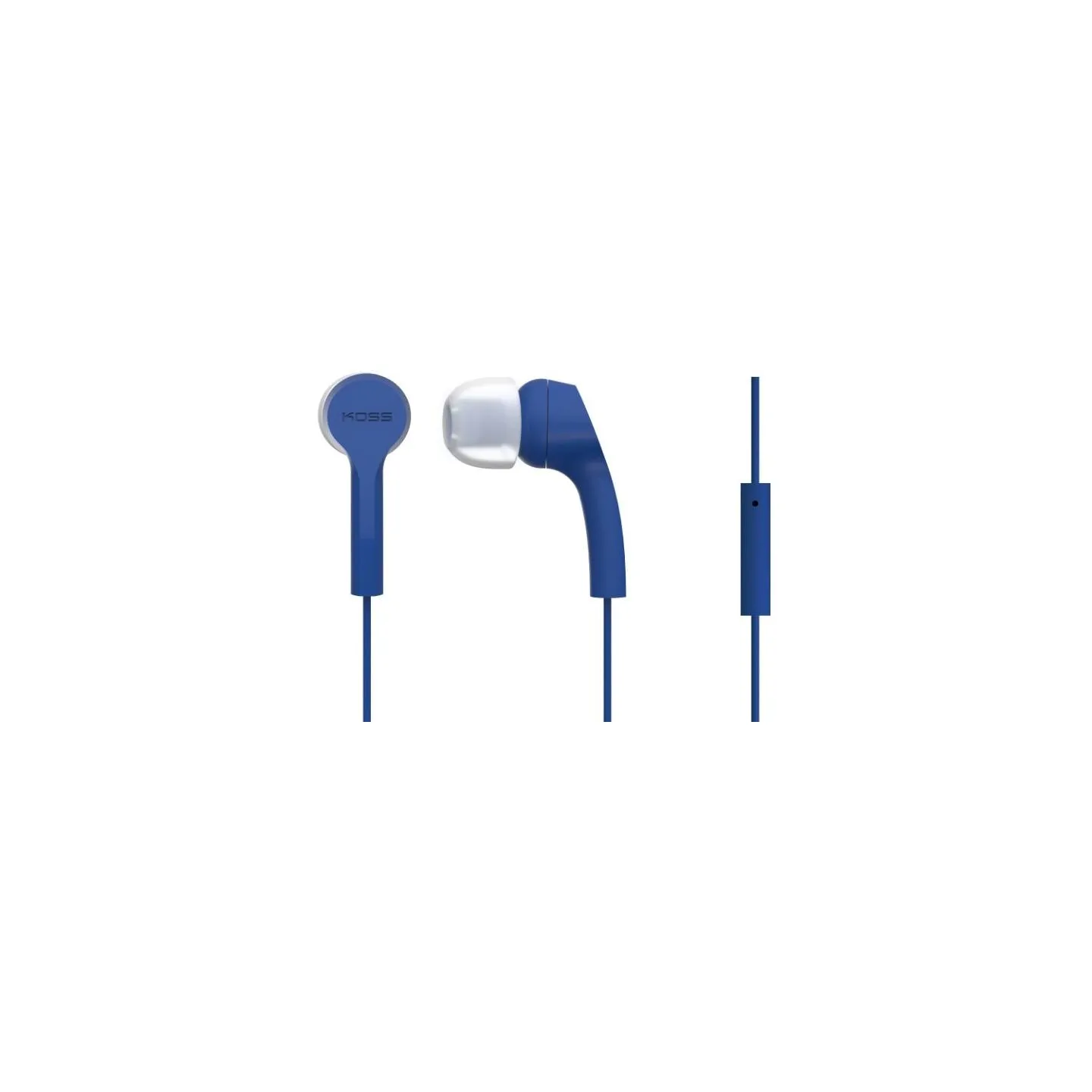 Koss | Headphones | KEB9iB | Wired | In-ear | Microphone | Blue