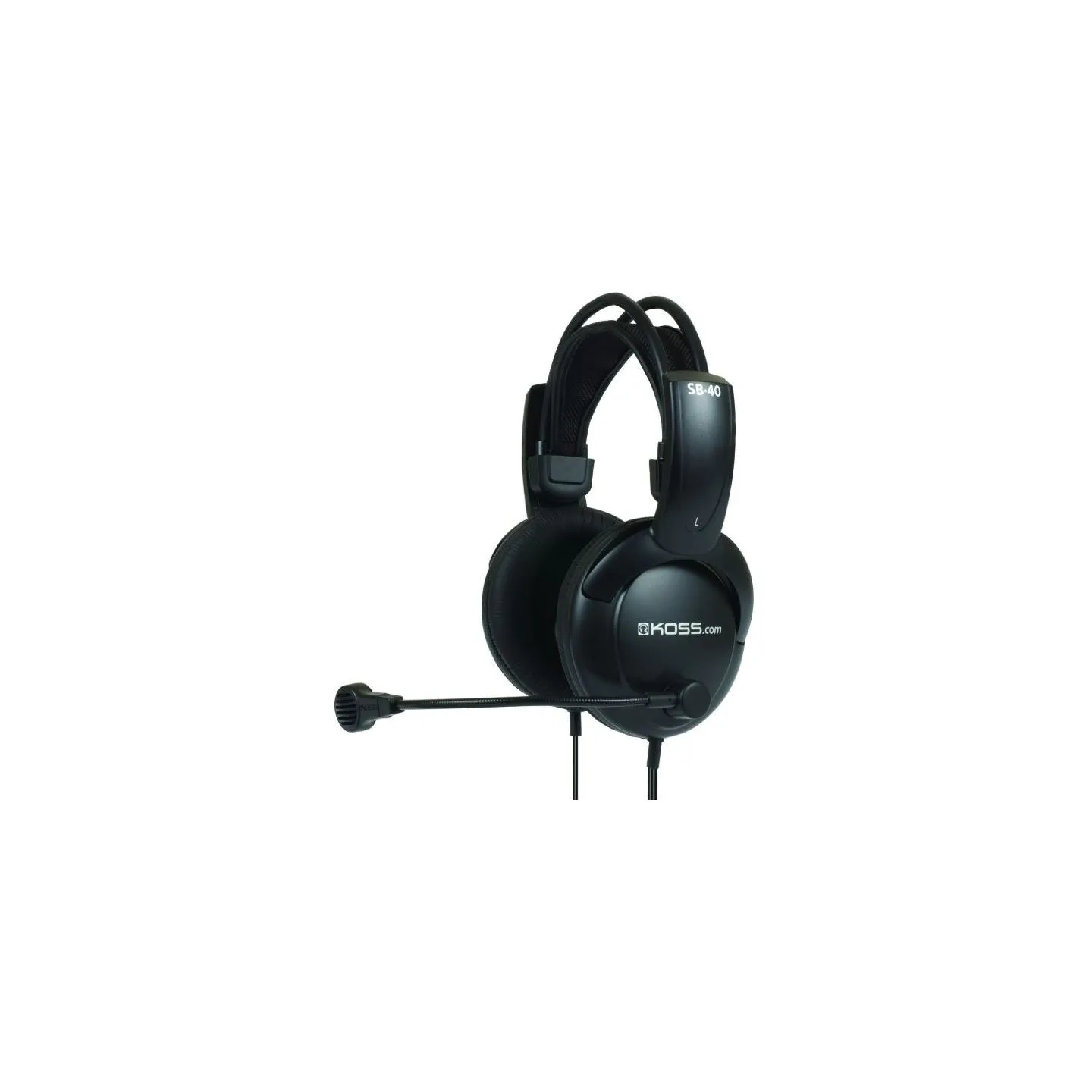 Koss | Headphones | SB40 | Wired | On-Ear | Microphone | Black