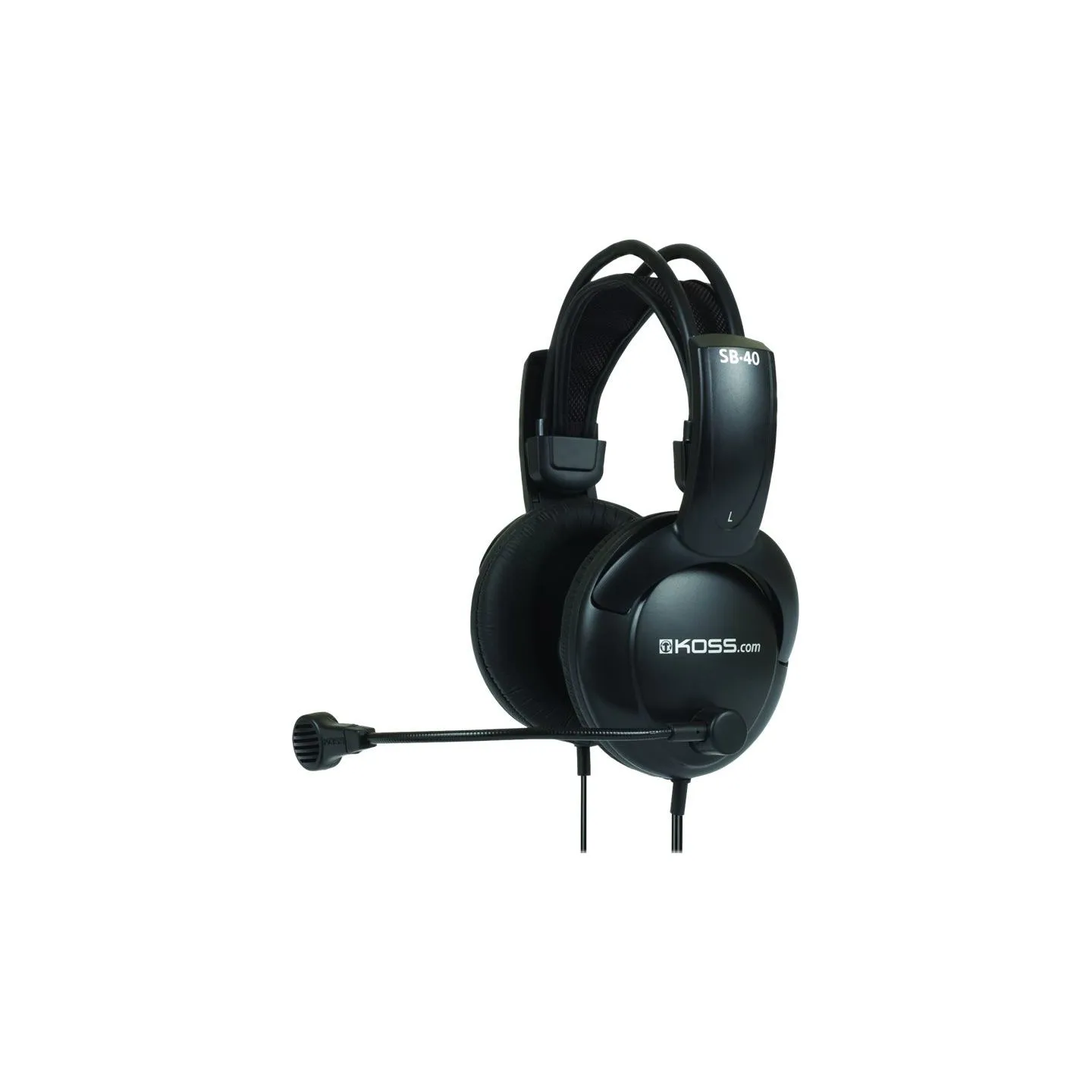 Koss | Headphones | SB40 | Wired | On-Ear | Microphone | Black