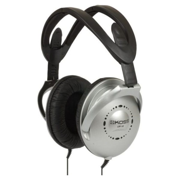 Koss | Headphones | UR18 | Wired | On-Ear | Silver | Noise canceling