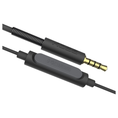 Koss | Headphones | KPH30iK | Wired | On-Ear | Microphone | Stealth Grey