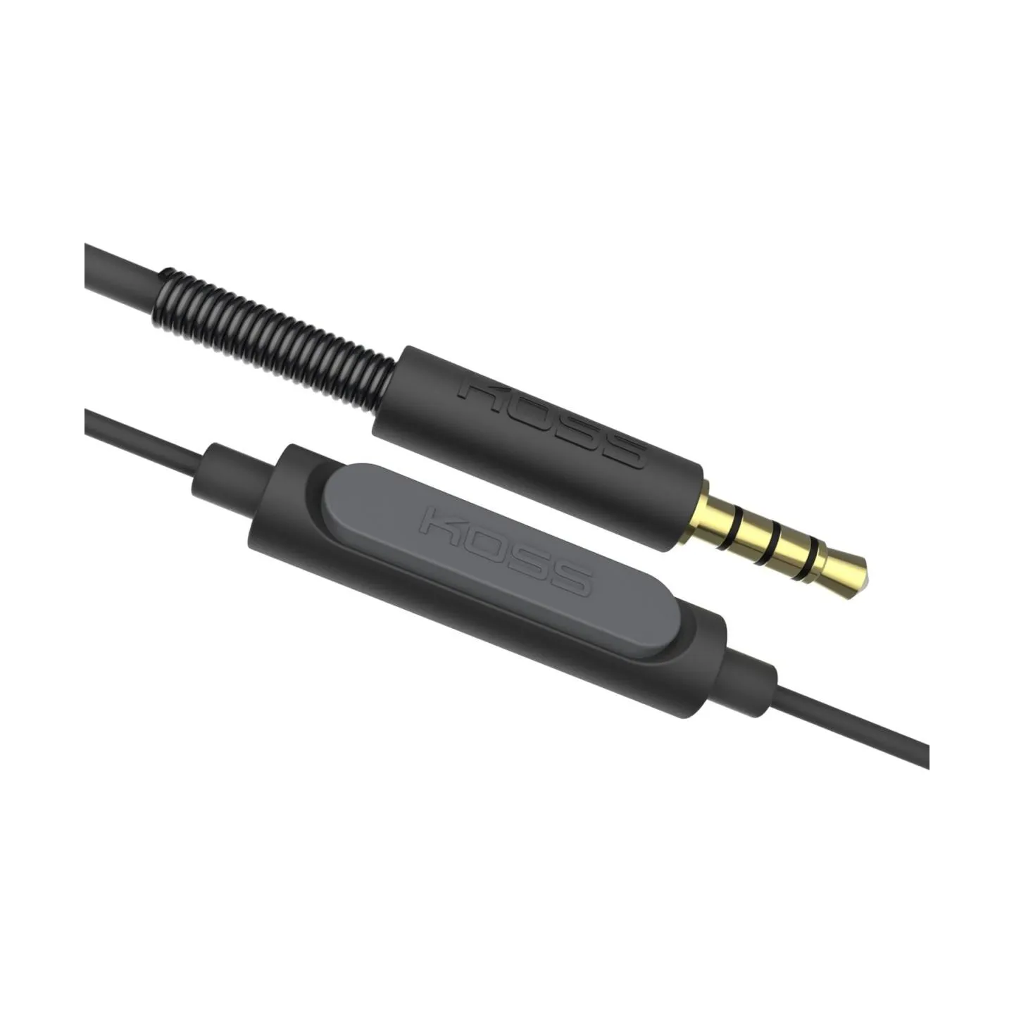 Koss | Headphones | KPH30iK | Wired | On-Ear | Microphone | Stealth Grey