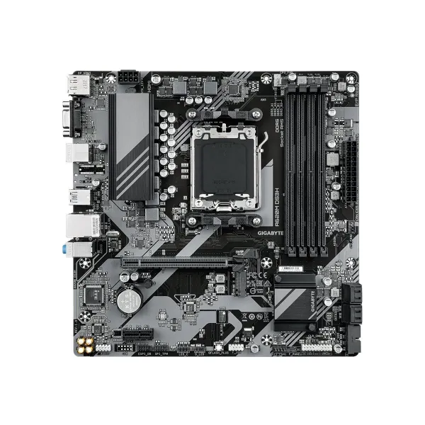 Gigabyte A620M DS3H | Processor family AMD | Processor socket AM5 | DDR5 | Supported hard disk drive interfaces M.2, SATA | Numb