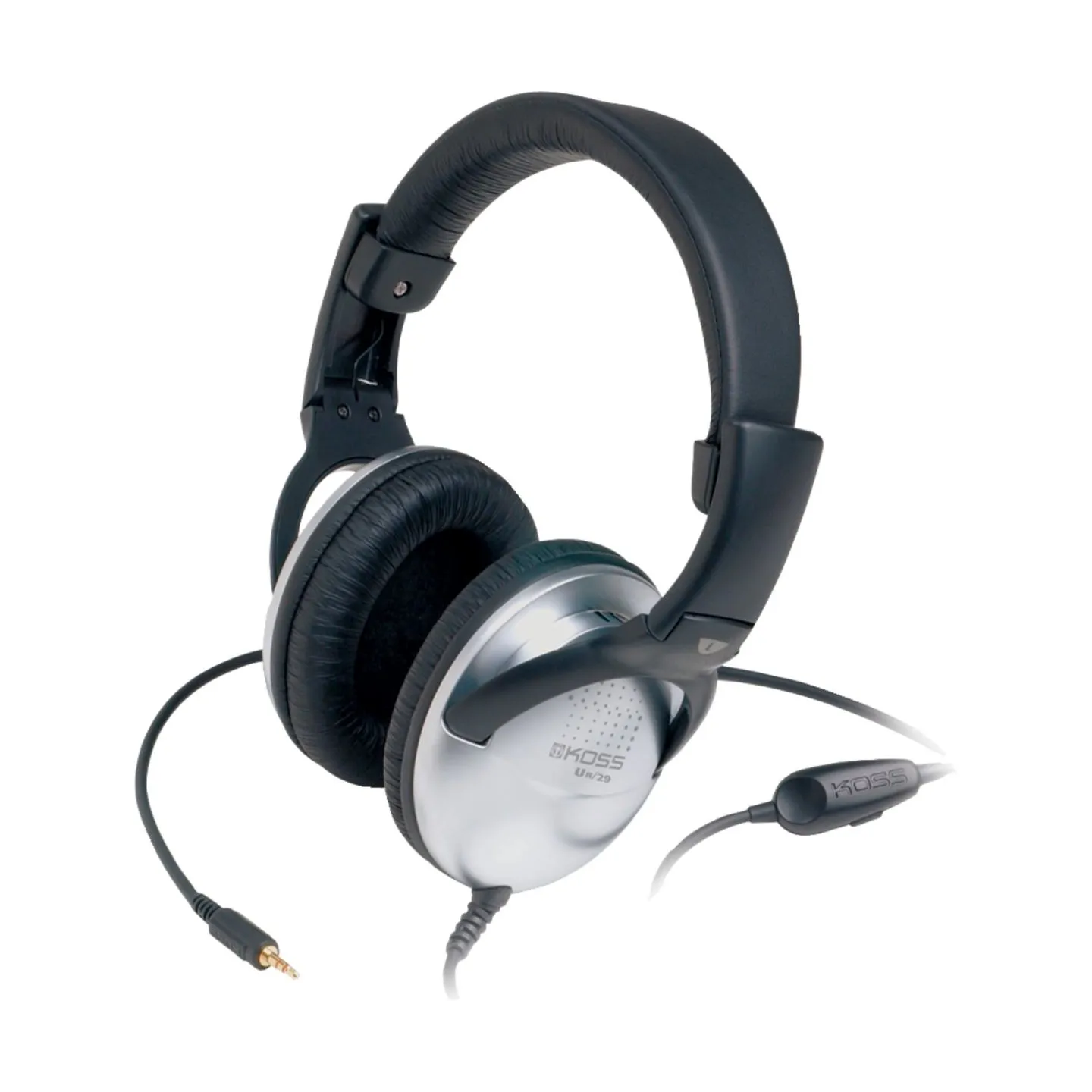 Koss | Headphones | SB45 | Wired | On-Ear | Microphone | Silver/Black | Noise canceling