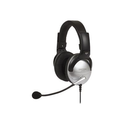 Koss | Headphones | SB45 | Wired | On-Ear | Microphone | Silver/Black | Noise canceling