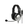 Koss | Gaming headphones | SB45 USB | Wired | On-Ear | Microphone | Silver/Black | Noise canceling