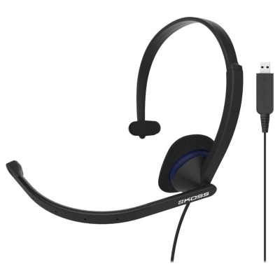 Koss | Headphones | CS195 USB | Wired | On-Ear | Microphone | Black