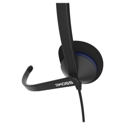 Koss | Headphones | CS195 USB | Wired | On-Ear | Microphone | Black