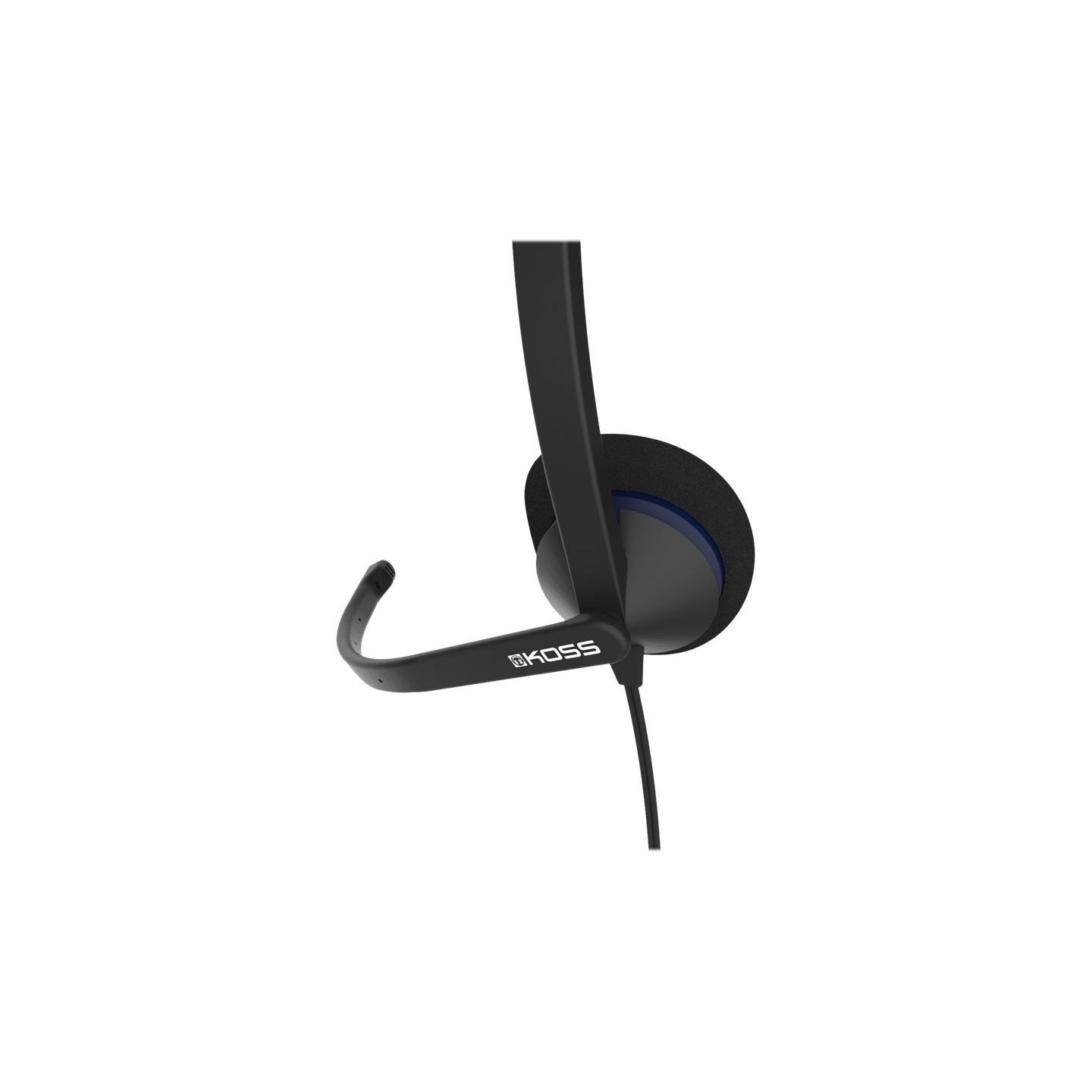 Koss | Headphones | CS195 USB | Wired | On-Ear | Microphone | Black