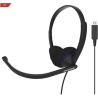 Koss | Headphones | CS200 USB | Wired | On-Ear | Microphone | Black