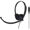 Koss | Headphones | CS200 USB | Wired | On-Ear | Microphone | Black