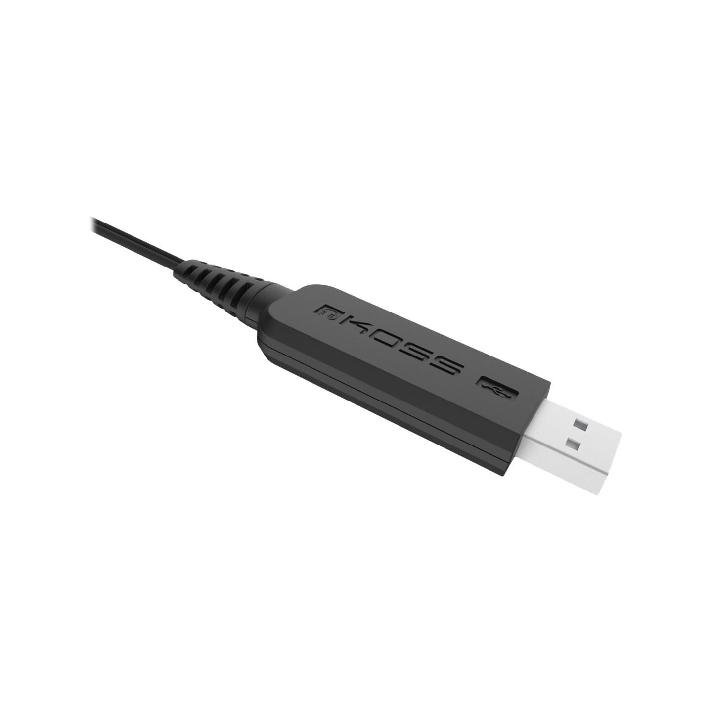 Koss | Headphones | CS200 USB | Wired | On-Ear | Microphone | Black