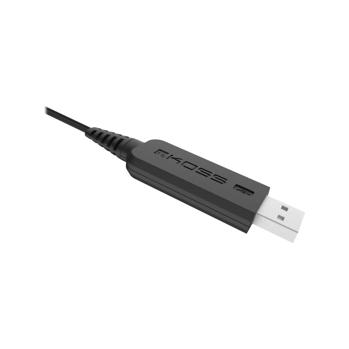 Koss | Headphones | CS200 USB | Wired | On-Ear | Microphone | Black
