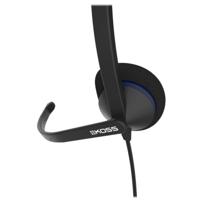 Koss | Headphones | CS200 USB | Wired | On-Ear | Microphone | Black