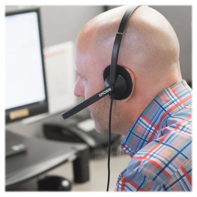 Koss | Headphones | CS200 USB | Wired | On-Ear | Microphone | Black