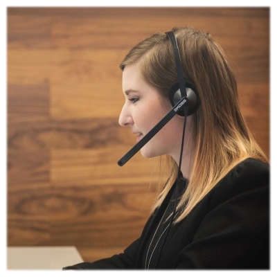 Koss | Headphones | CS200 USB | Wired | On-Ear | Microphone | Black