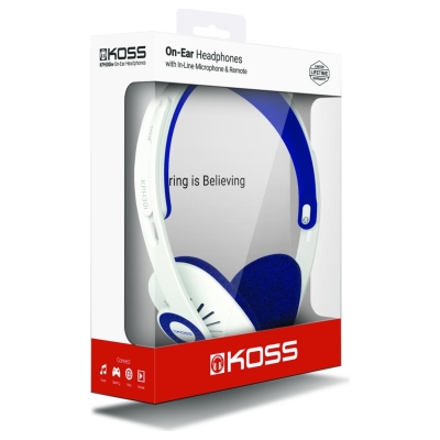 Koss | Headphones | KPH30iW | Wired | On-Ear | Microphone | White