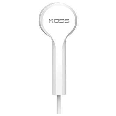 Koss | Headphones | KEB9iW | Wired | In-ear | Microphone | White