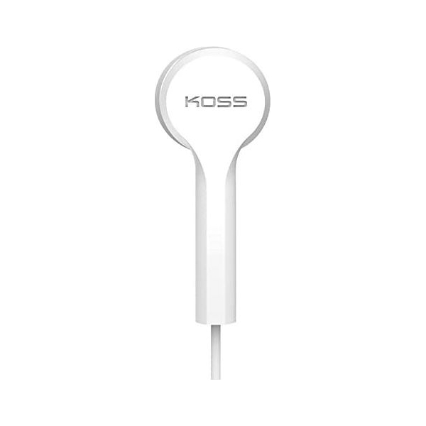 Koss | Headphones | KEB9iW | Wired | In-ear | Microphone | White