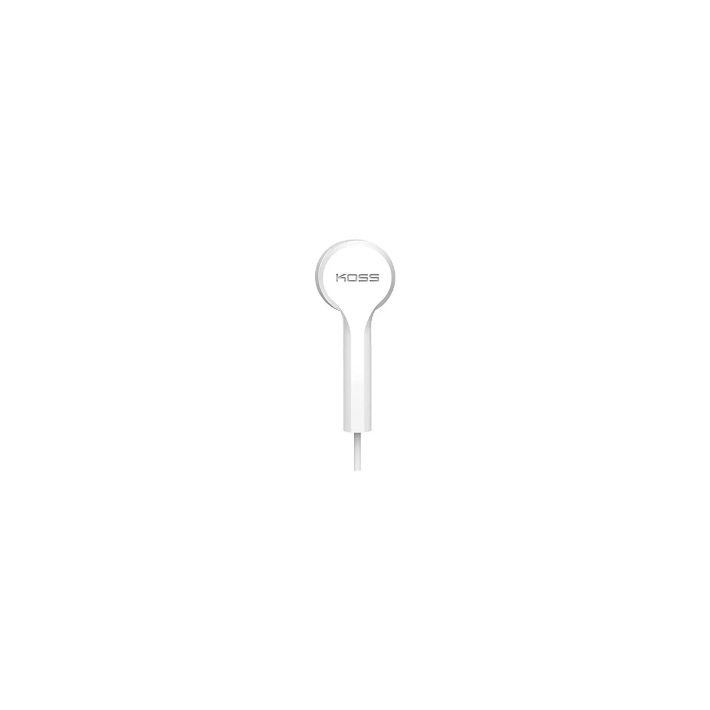 Koss | Headphones | KEB9iW | Wired | In-ear | Microphone | White