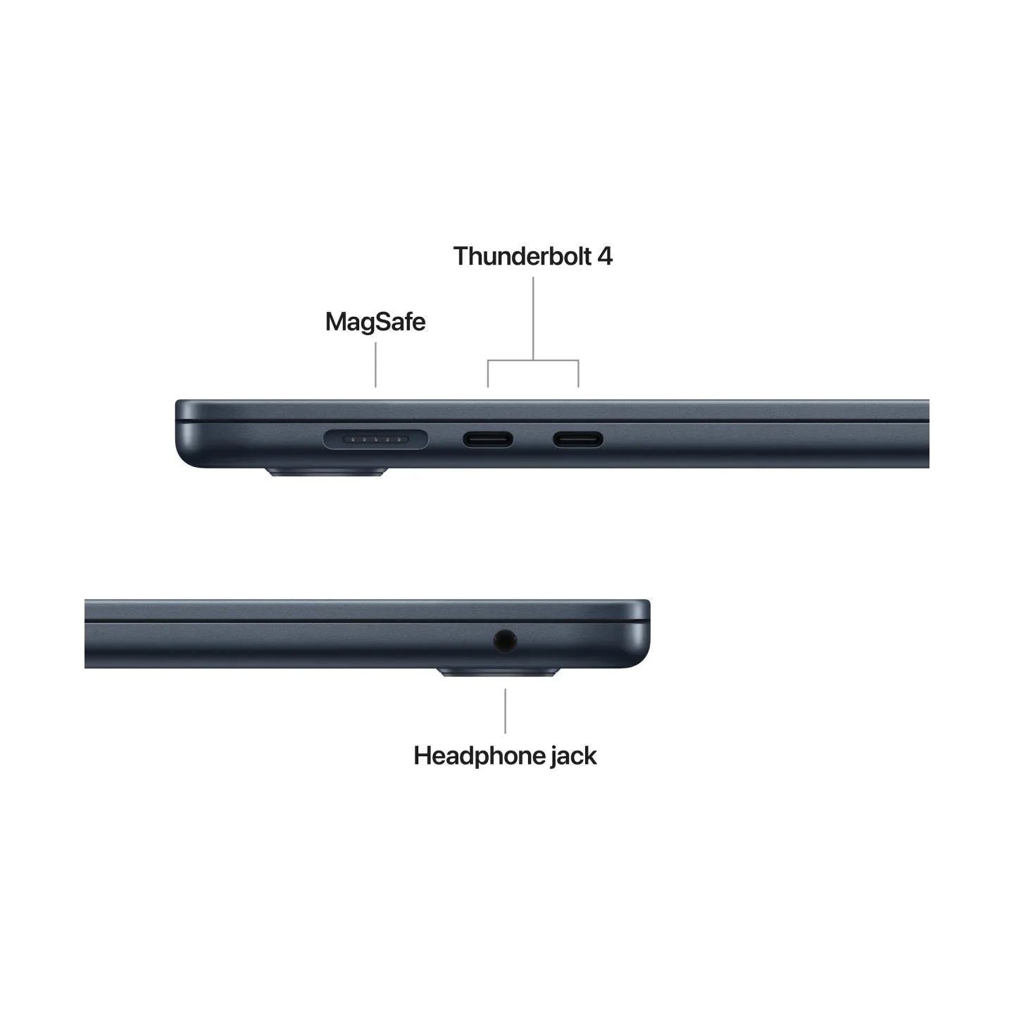 Apple MacBook | Air | Midnight | 15 " | 2880 x 1864 pixels | Apple M4 | 16 GB | Solid-state drive capacity 512 GB | Apple M4 chi