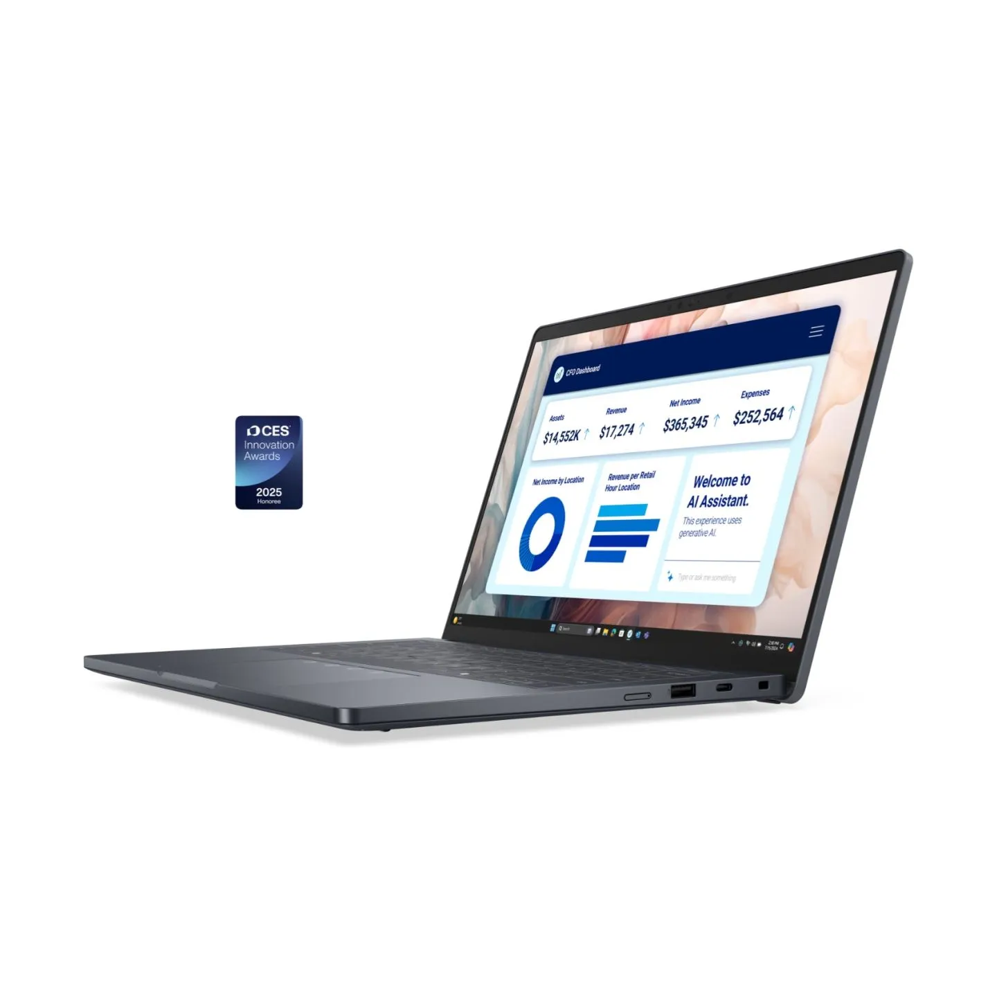Dell Pro Premium 14 PA14250 | 14 " | FHD+ | Anti-glare | Intel Core Ultra 7 | 266V | 16 GB | LPDDR5x | Solid-state drive capacit