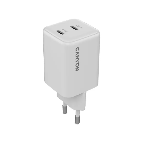 Canyon charger CU45CC GaN 45W 2xPD EU White