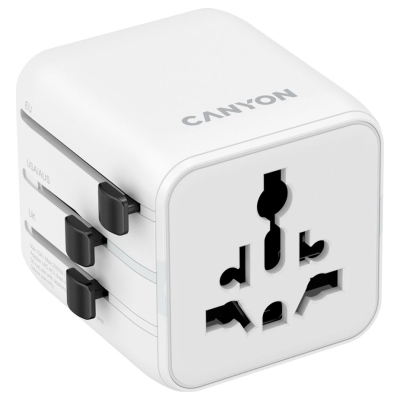 Canyon Travel Adapter OnTour One EU/UK/US/AUS White