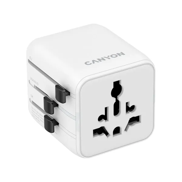 Canyon Travel Adapter OnTour One EU/UK/US/AUS White
