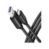 Axagon Data and charging USB 3.2 Gen 1 cable lengh 1 m. 3A. Black braided.