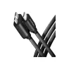 Axagon Data and power suply USB 3.2 Gen1 cable lengh 1 m. 3A. Black.