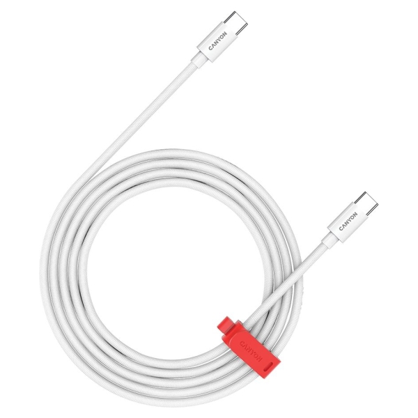 Canyon cable CC100AB C-C 100W Braided 2m White