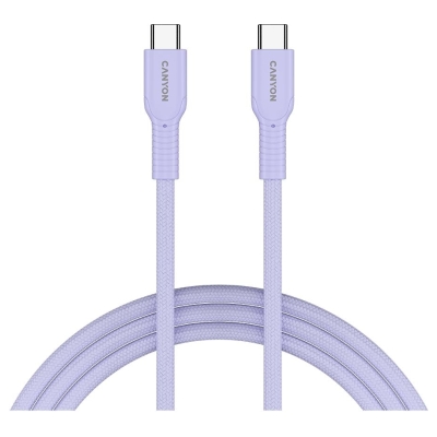 Canyon cable OnWire 60CL C-C 60W COLOR Braided 1m Purple
