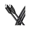 Axagon Data and charging USB 3.2 Gen 1 cable length 1 m. PD 60W, 3A. Black braided.