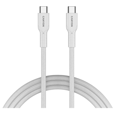 Canyon cable OnWire 60CL C-C 60W COLOR Braided 1m White