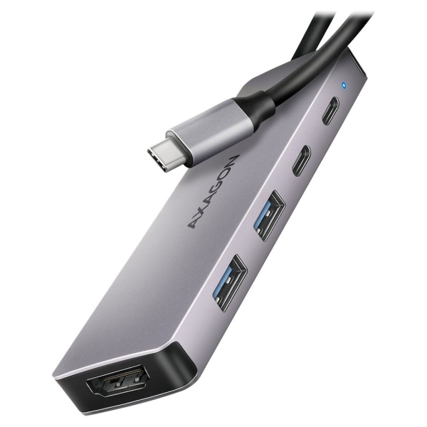 Axagon HMC-5H60 2xUSB-A HDMI4K 1x USB-C PD100W USB-C