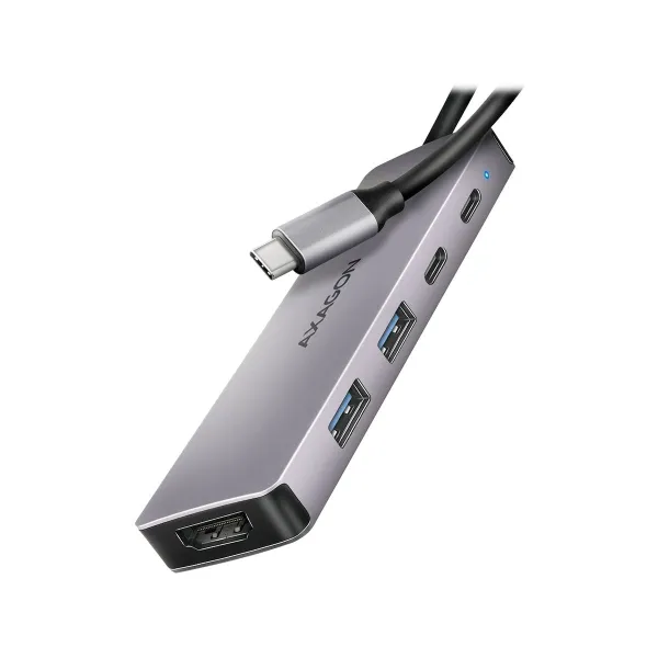 Axagon HMC-5H60 USB-C 3.2 Gen 1 hub, 2x USB-A, 1x USB-C, 4K 60Hz HDMI, PD 100W, 15cm USB-C cable