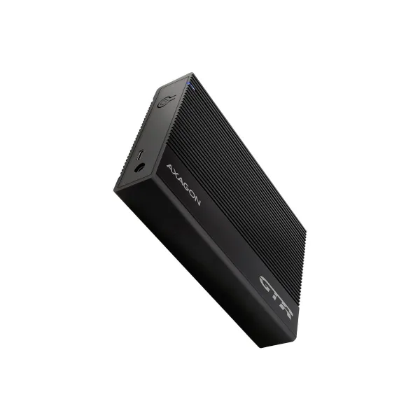Axagon EE35-GTR USB-C 3.2 Gen 1 - SATA 6G, 3.5" External RIBBED box BLACK
