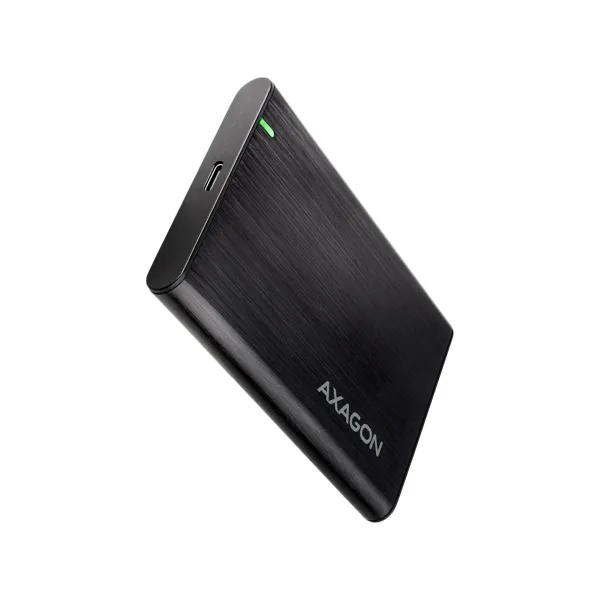 Axagon EE25-A6C USB-C 3.2 Gen 1 - SATA 6G 2.5" External SCREWLESS ALU RAW box BLACK