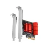 Axagon Six-channel SATA III PCI-Express controller with six internal SATA ports. Standard & Low profile.