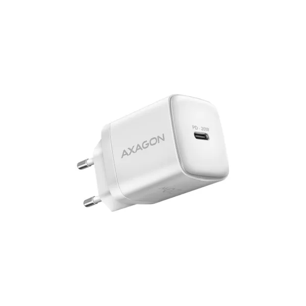 Axagon ACU-PD20W wall charger 1x QC3.0/AFC/FCP/PD type-C, 20W, white