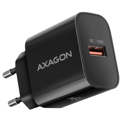 Axagon ACU-QC18 wall charger 1x QC3.0/AFC/FCP/SMART, 18W, black
