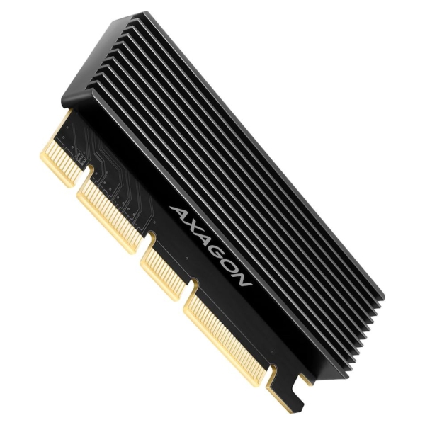 Axagon PCEM2-XS PCI-E 3.0 16x - M.2 SSD NVMe, up to 80mm SSD, low profile, heatsink