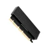 Axagon PCEM2-XS PCI-E 3.0 16x - M.2 SSD NVMe, up to 80mm SSD, low profile, heatsink