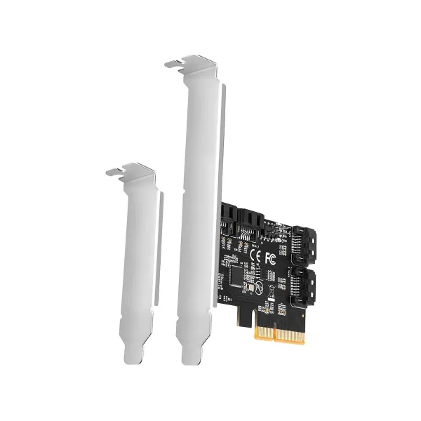Axagon Four-channel SATA III PCI-Express controller with four internal SATA ports. Standard & Low profile.