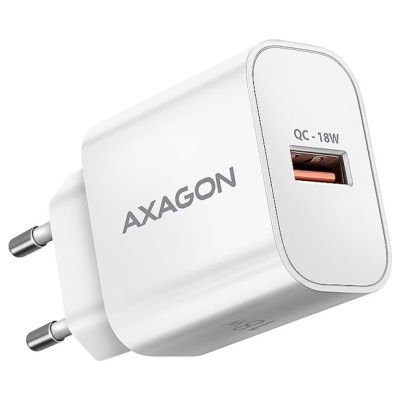 Axagon ACU-QC18W wall charger 1x QC3.0/AFC/FCP/SMART, 18W, white
