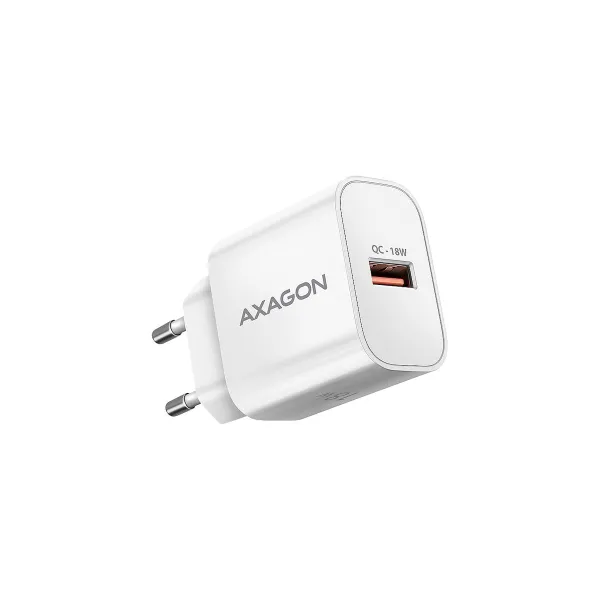 Axagon ACU-QC18W wall charger 1x QC3.0/AFC/FCP/SMART, 18W, white