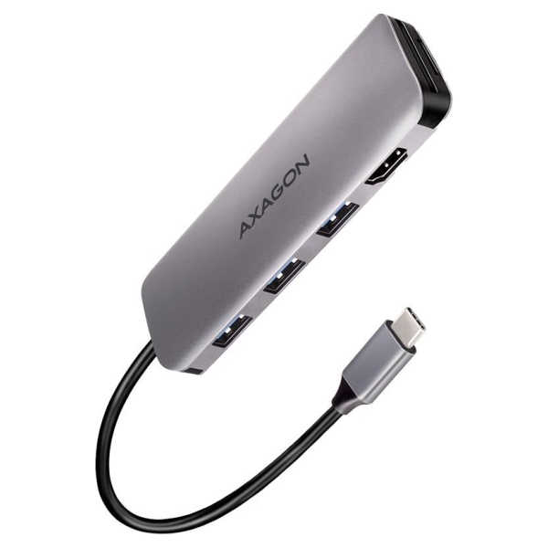 Axagon HMC-HCR3A Hub 3x USB-A SD/microSD + HDMI