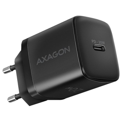 Axagon ACU-PD20 wall charger 1x QC3.0/AFC/FCP/PD type-C, 20W, black